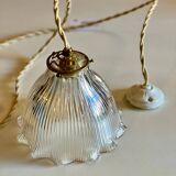 Suspension or hanging lamp holophane wire rope