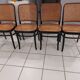 Suite of 4 chairs by Joseph Hoffmann vintage 1970s