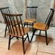 1950s set of 4 chairs