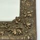 Small bronze Art Deco Nouveau vintage mirror from the 1920s.
