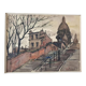André Duculty (1912-1990) Watercolor on paper "Escaliers de la Butte Montmartre à Paris" Signed