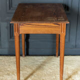 Parisian table pitchpin desk 1 drawer 1900