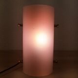 Orange lamp space age 70s cylindrical