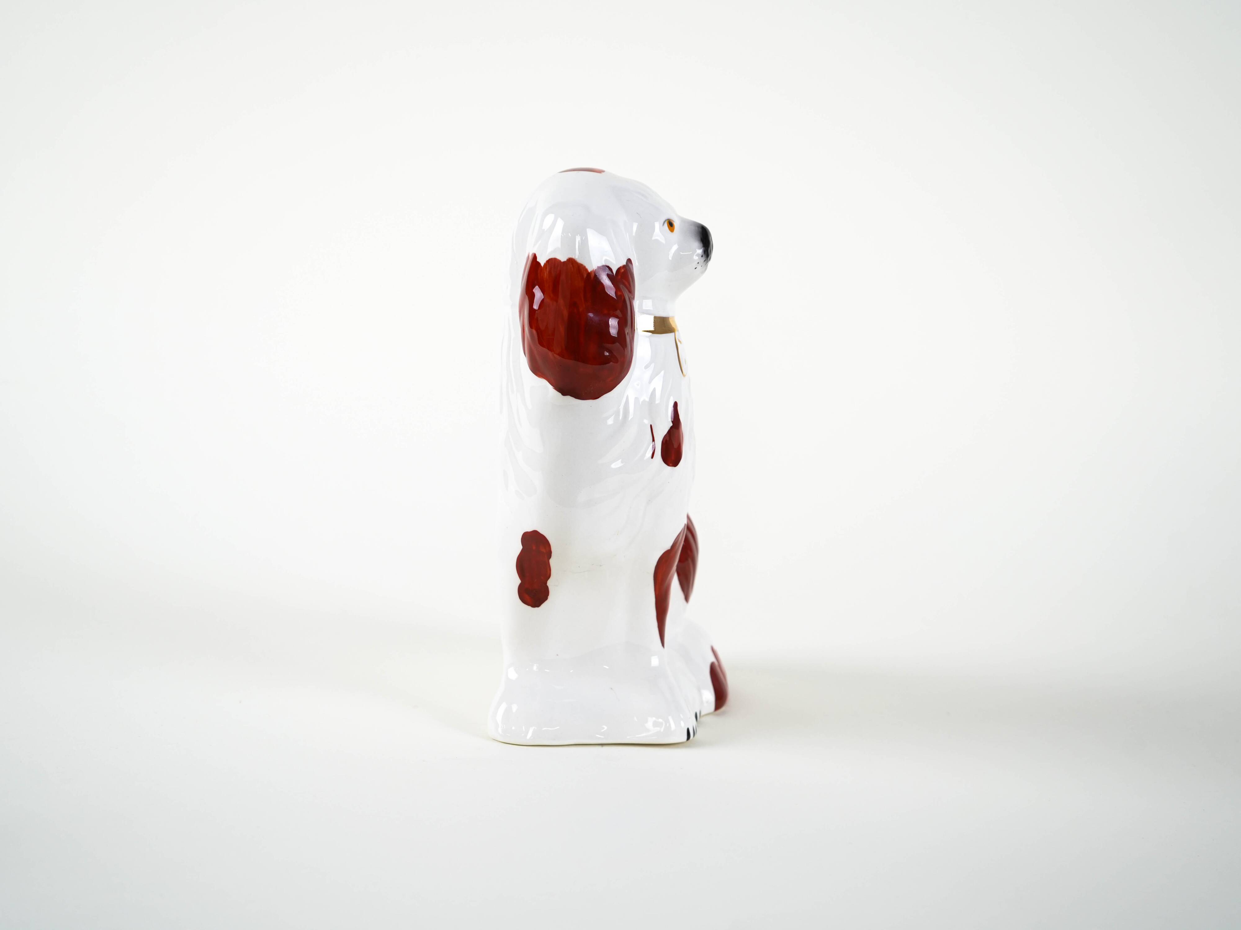 Figurine de chien en céramique, design anglais, années 1960, production : beswick england
