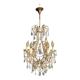 Lustre italien à perles et cristaux