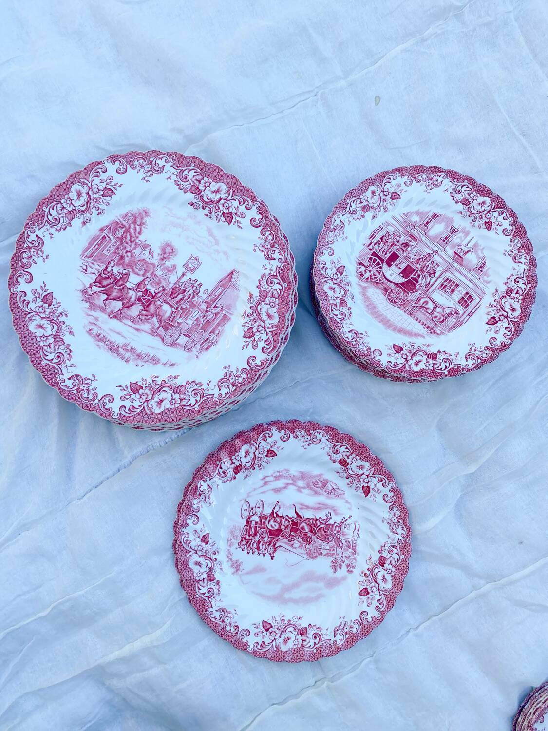 Lot of rare English tableware