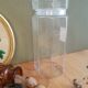 Large octagonal hermetic jar luminarc France vintage