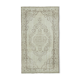Handwoven unique anatolian beige carpet 192 cm x 316 cm