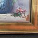 Old oil painting / Bouquet of flowers