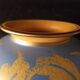 Vase signed DD▲ Foliages Provence Yellow and Blue