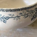 Iron earth salad bowl, old "Guadeloupe" soup tureen