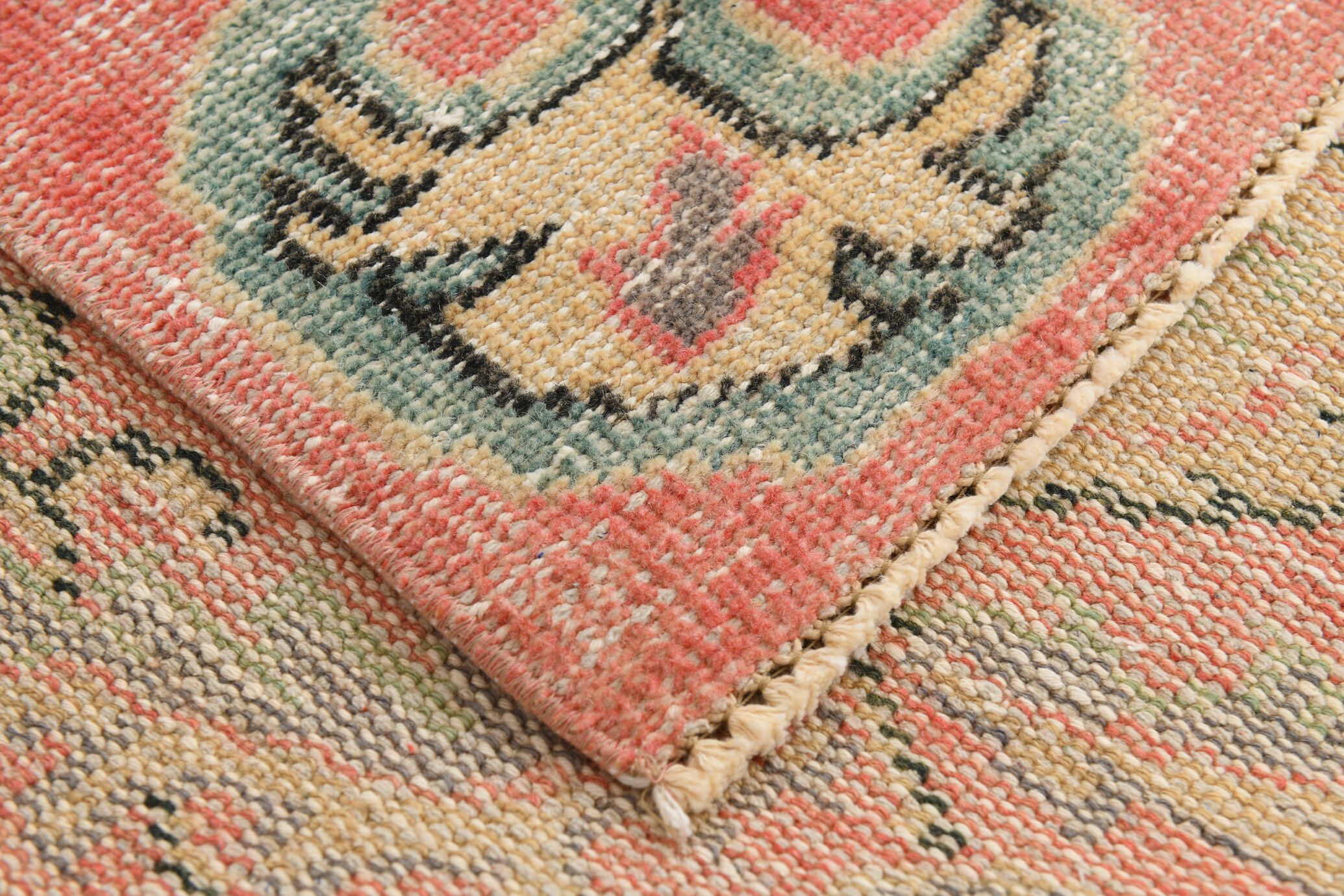 7x10 oriental & madallion vintage rug 207x304cm