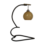 Lampe à poser globe verre de Clichy