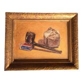 Oil painting on isorel Nicolas Safronoff