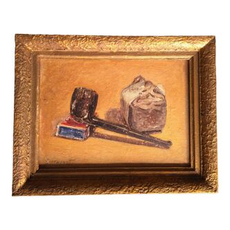 Tableau huile sur isorel Nicolas Safronoff