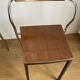 Pair of chairs design in wood and metal model "rio" by Pascal Mourgue