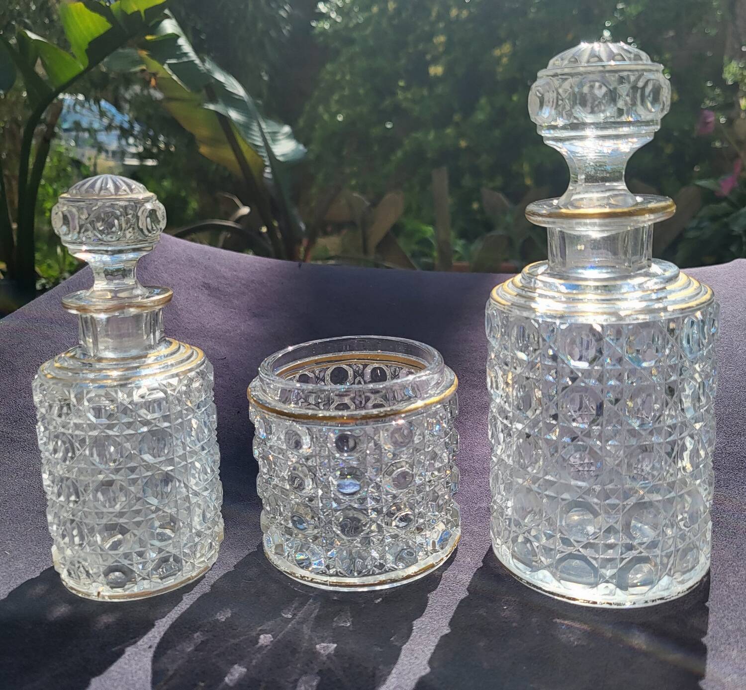 Baccarat diamond gemstone set