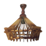 Vintage wooden suspension