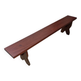 Exotic wood bench