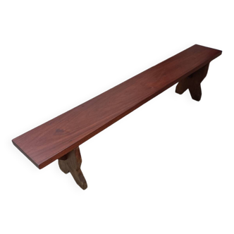 Banc en bois exotique