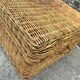 Very large vintage wicker and rattan trunk, antique chest.