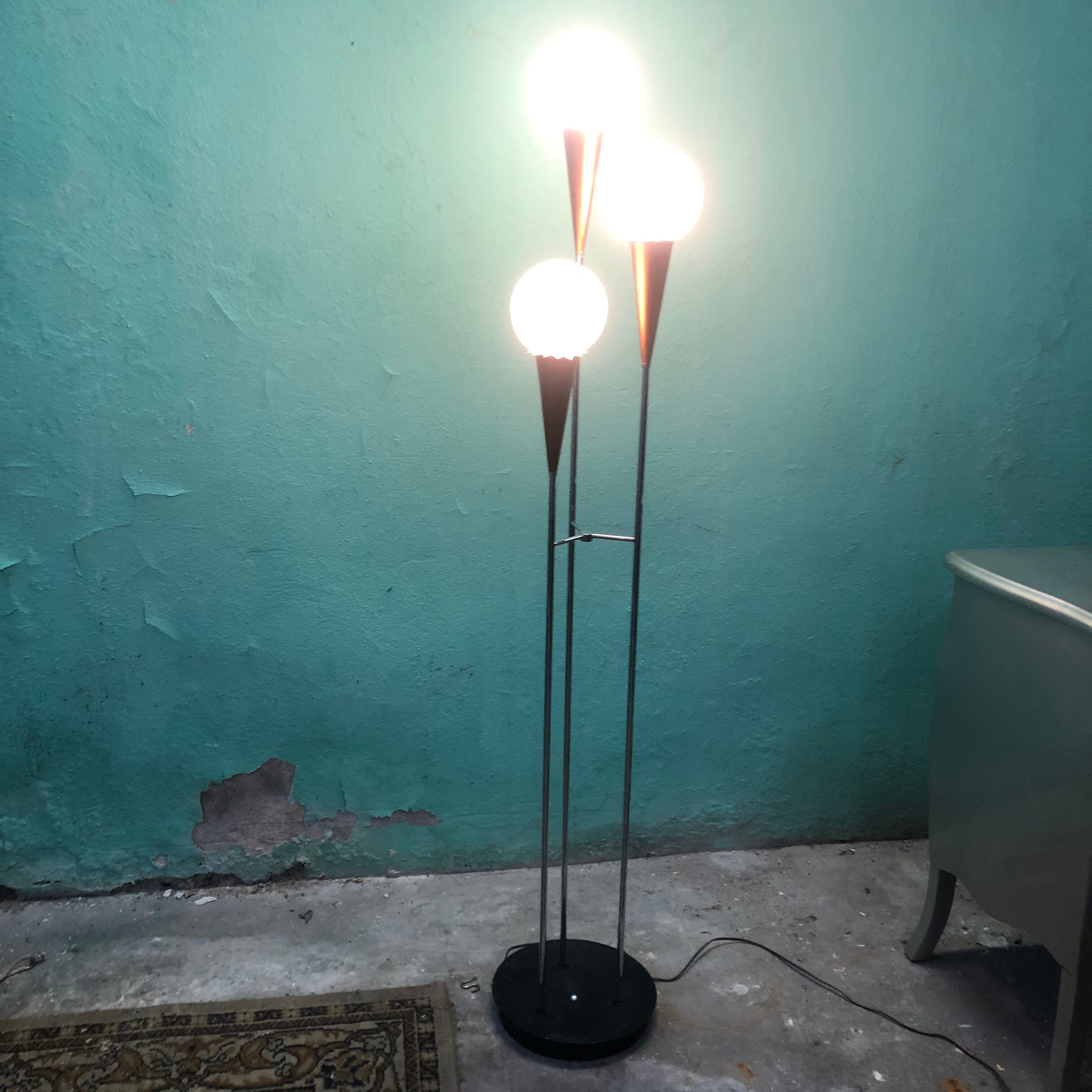 Lampadaire vintage des années 60