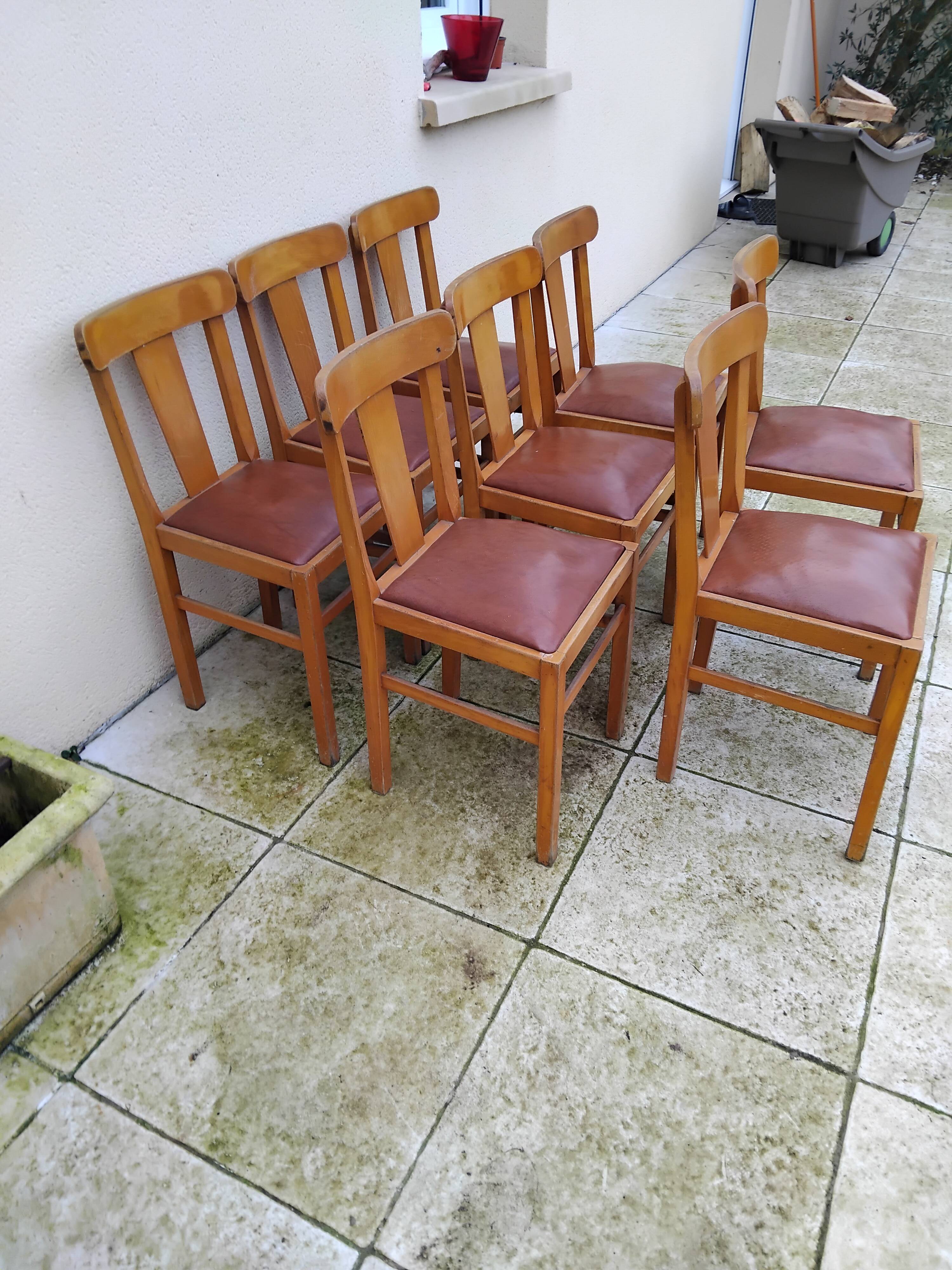 8 inseparable elf vintage bistro chairs