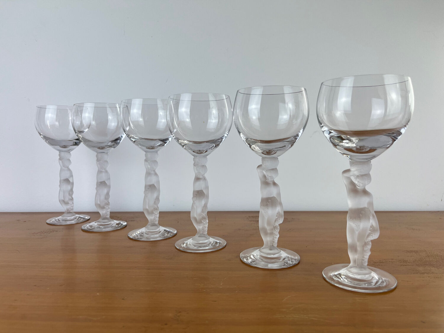 Bayel Venus and Bacchus 13 crystal wine glasses