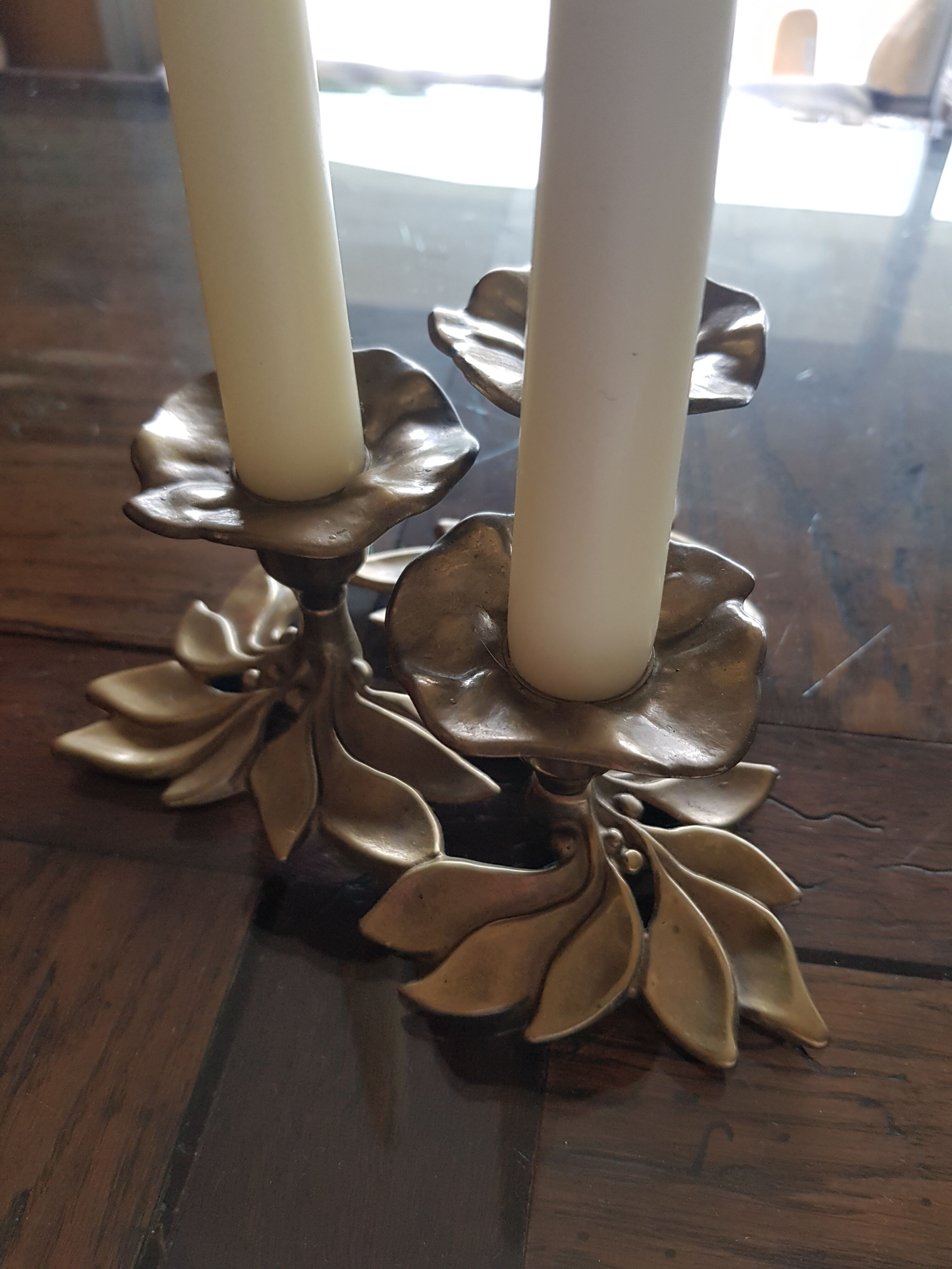 Vintage brass candlestick