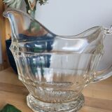Art Deco pitcher depression glass
