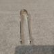 Small silver-plated sugar tongs by Christofle Marly, 11.3 cm