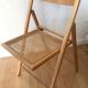 Chaise pliante cannée