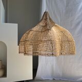 Quadripod coffee table in solid wood monoxyl natural color (dark)