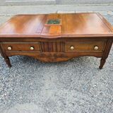 Old walnut coffee table