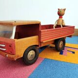 Toy - Wooden truck from the DEJOU brand from the 70s in good condition