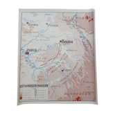 Old poster "East of the Paris basin / The middle Loire" - Rossignol
