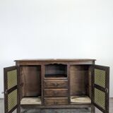 Brutalist sideboard in the spirit of Dudouyt.