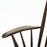 Scandinavian spindle back armchair 1960s
