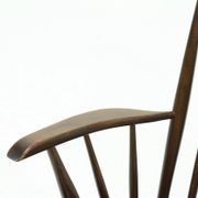 Fauteuil scandinave à dossier fuseau années 1960
