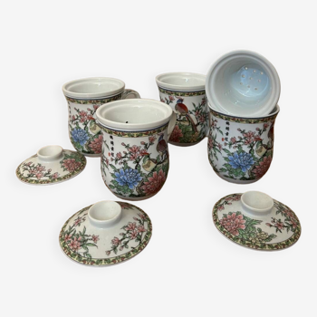 Mugs tisanières porcelaine