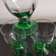 8 old stemmed glasses, 1930s