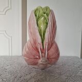 Vase papillon en céramique vernissée italienne