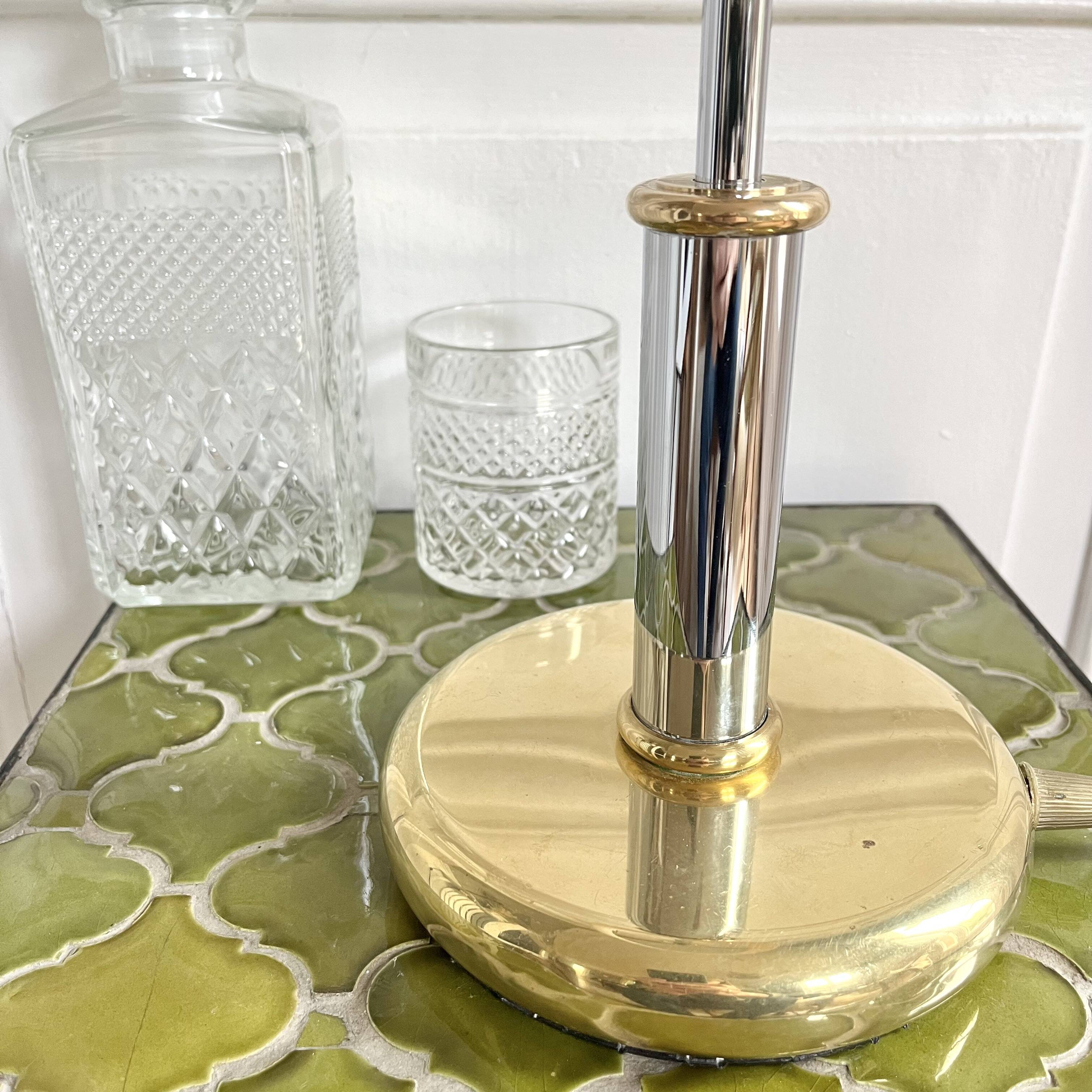 Chrome lamp base Italy 70/80