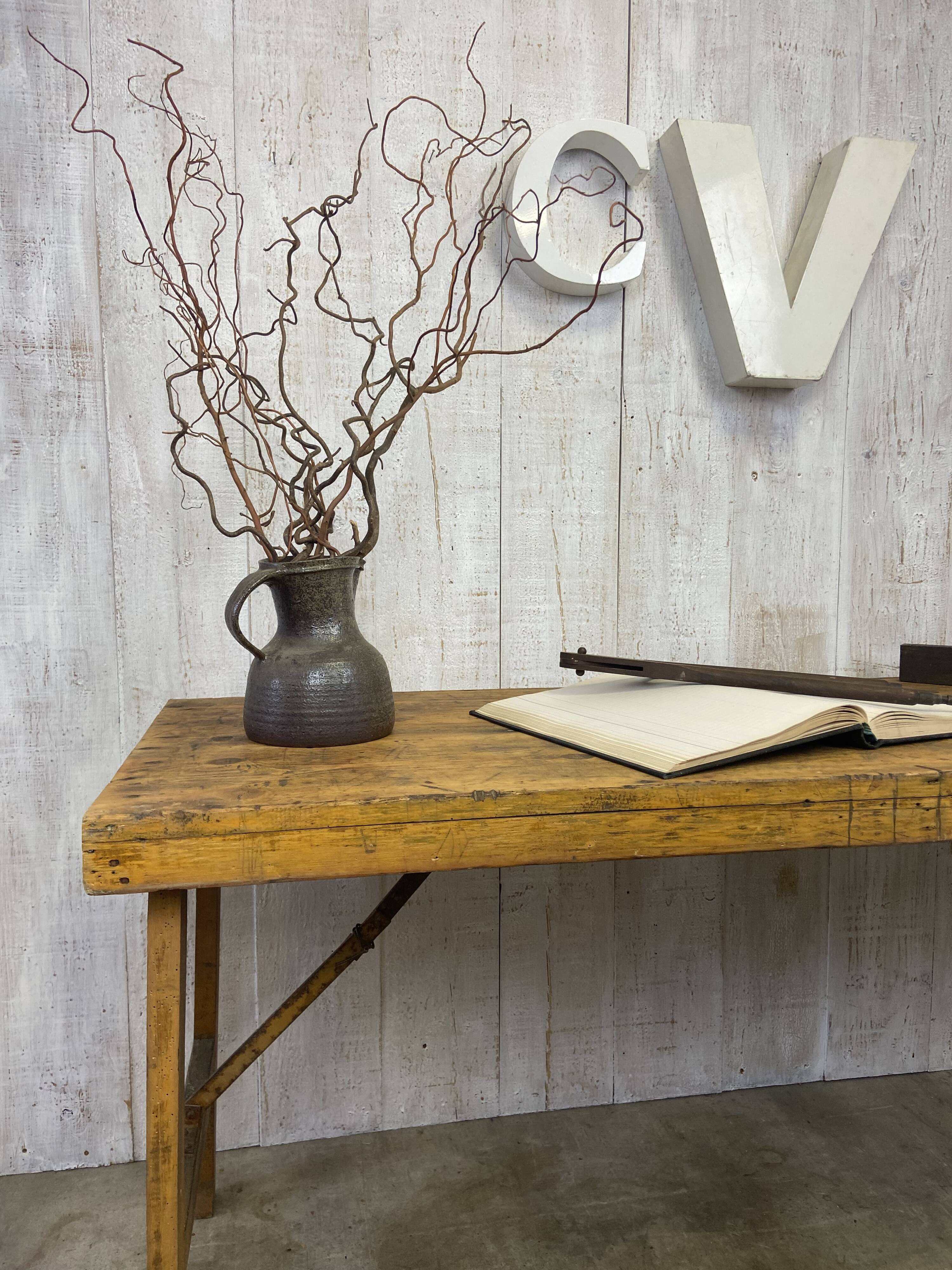 Vintage workshop table