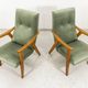 Chaises vintage par Edmund Homa Gfm 18, Pologne, années 1960, ensemble de 2