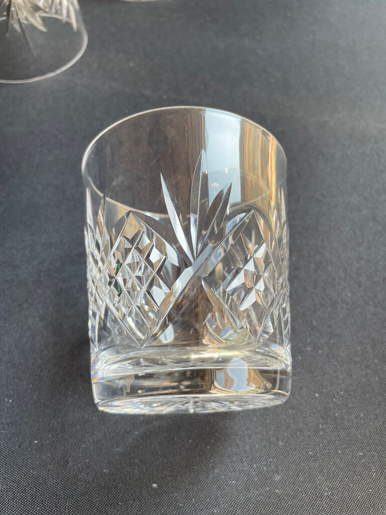 Whiskey glasses - hand-cut crystal