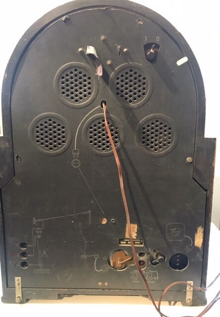TSF Philips 636 radio from  1933