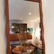 Rectangular mirror in the years 60-130 x 41 cm teak