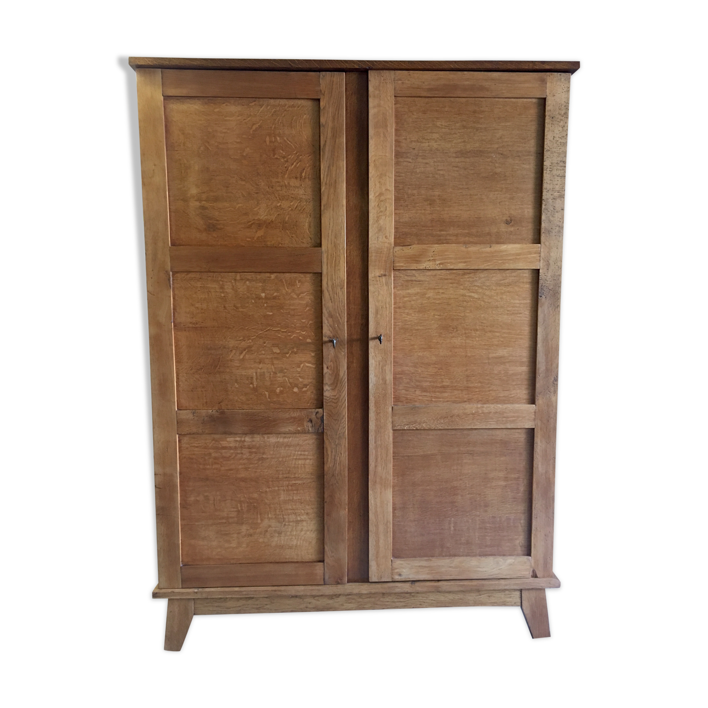 Solid oak cabinet by René Gabriel - 40/50s