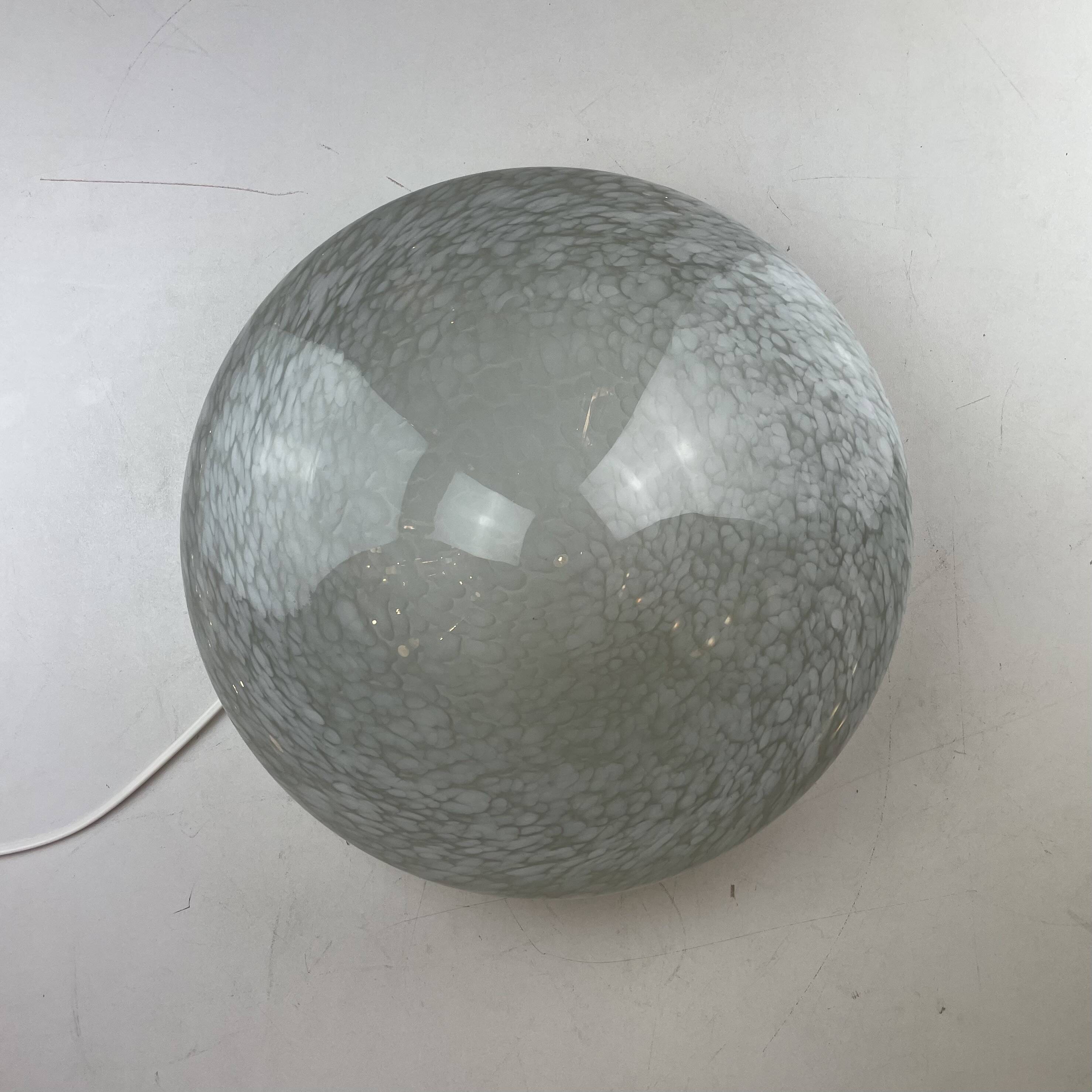 Maculato Murano Glass Ceiling Lamp, Italy, 1980s